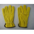 Yellow Pig Split Leather Driving Work Glove